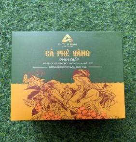 Cà Phê Vàng Drip-Box (Phin Giấy)